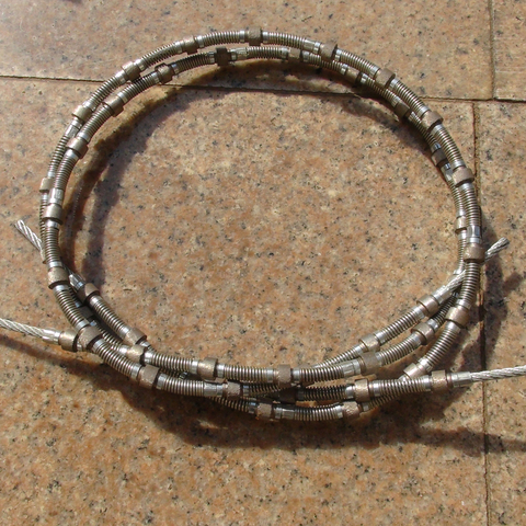 Serra de corda de diamante de mola